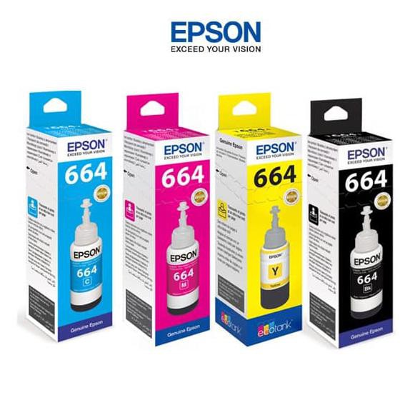 

TINTA EPSON 664 T664 1 SET T6641 T6642 T6643 T6644 - COLOUR