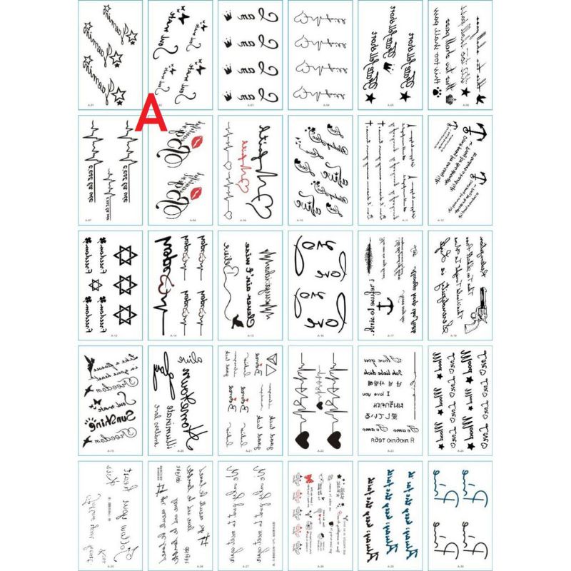 Tatto temporary tatto temporer kecil kecil murah