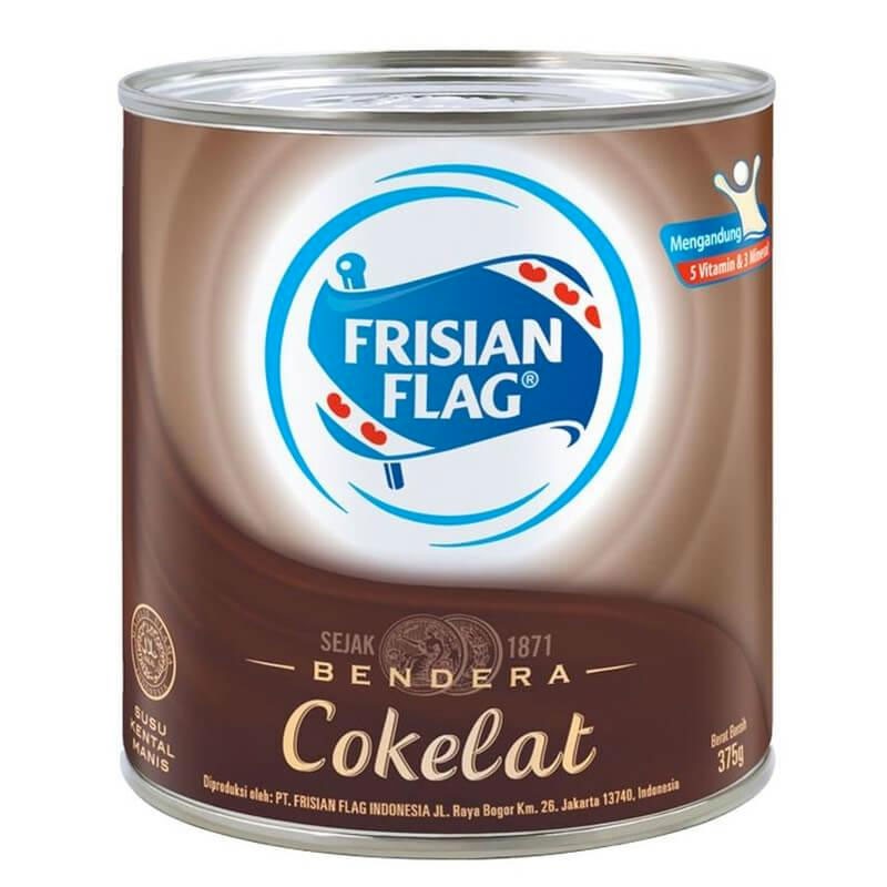 

Frisian Flag Susu Kental Manis Coklat 370g