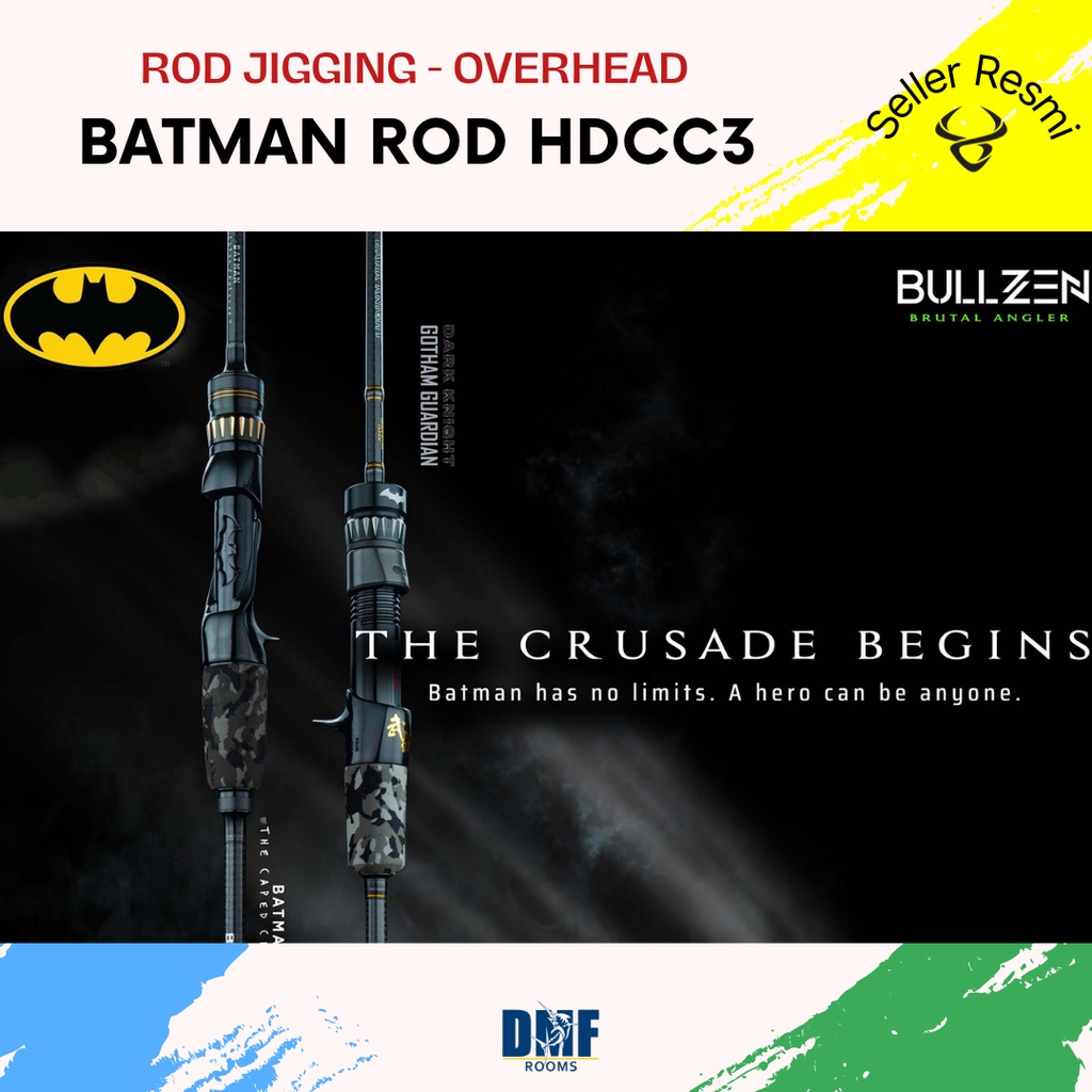 BULLZEN BRUTAL MONSTER BATMAN THE CAPE CRUSADER HDCC 3| OVERHEAD - OH | JORAN JIGGING