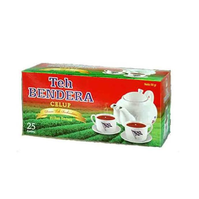 

Teh-Bubuk- Teh bendera celup 25s per 6 box -Dijamin-Halal.