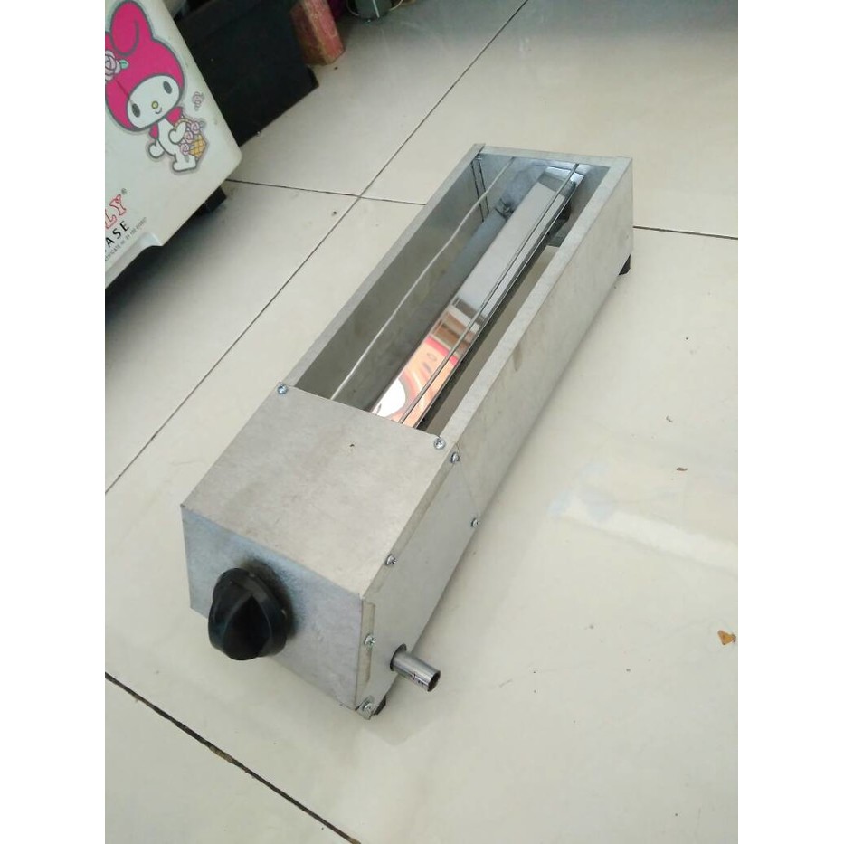 panggangan sate gas / bakaran sate gas / griller 26cm plat