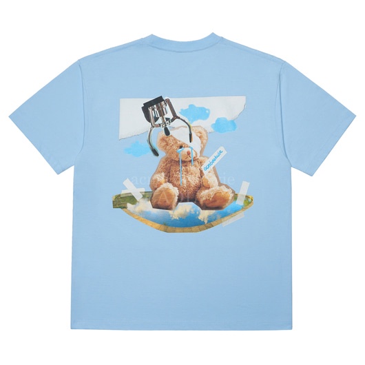 ADLV ACME DE LA VIE TEDDY BEAR T-SHIRT COLLAGE SHORT SLEEVE