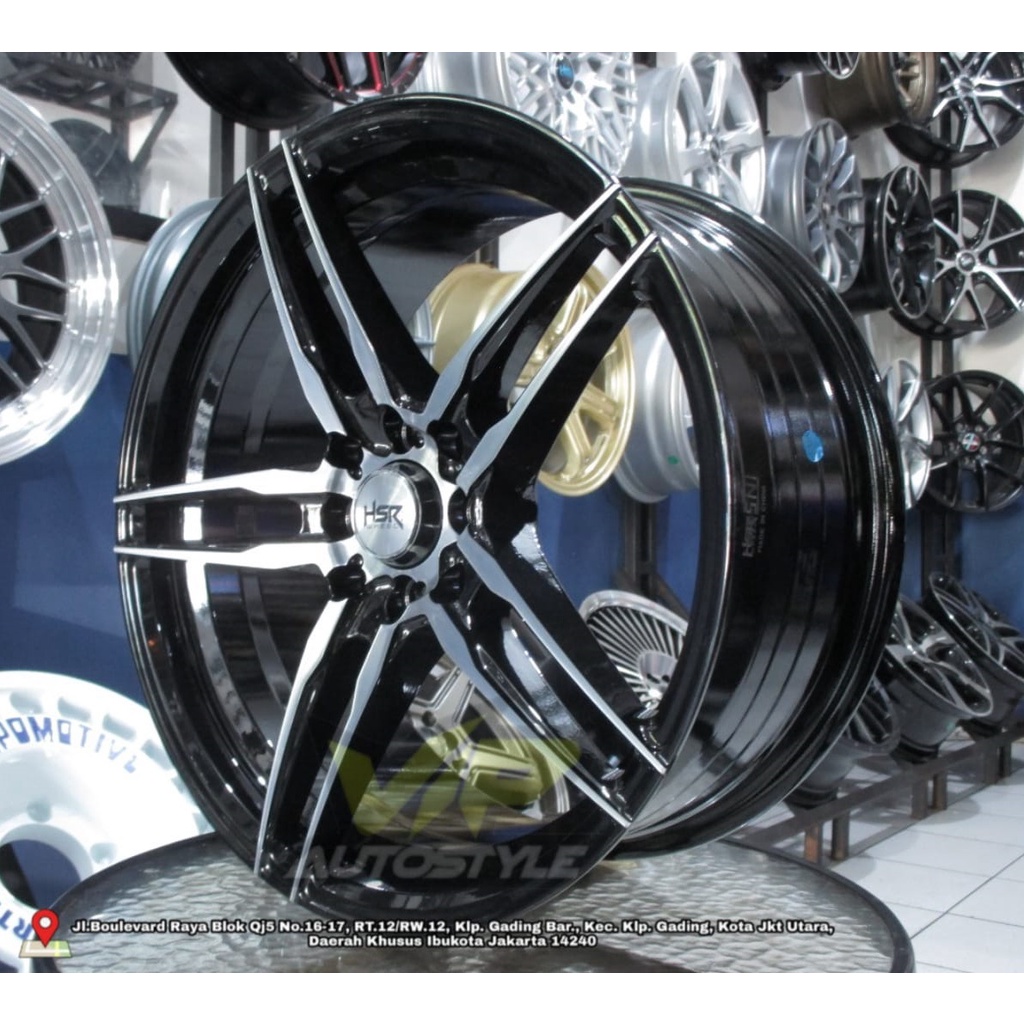 VELG MOBIL DAIHATSU ROCKY NEW TOYOTA RAIZE HONDA CITY HATCHBACK NEW R17 RING 17 HSR MYTH01