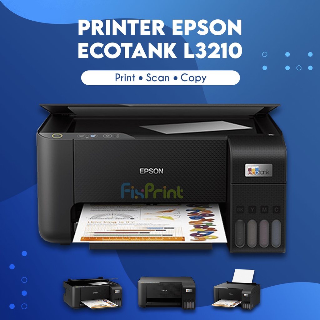Printer Epsn L3210 A4 ECOTANK All in One InkTank PENGGANTI L3110 New