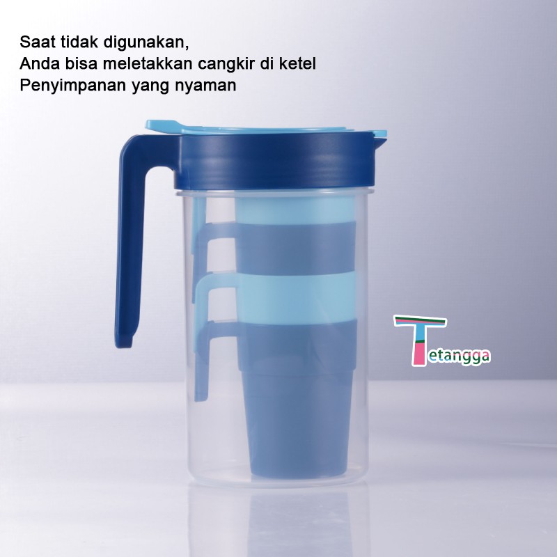 Teko Set 5 in 1 Ceret air plastik / Teko Air / Pitcher Water Water Jug Infused Tetangga VS-33