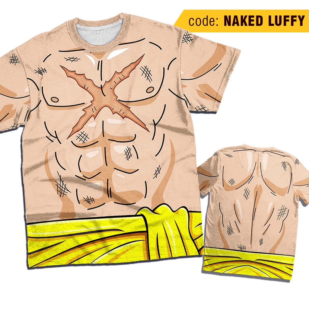 KAOS COSPLAY LUFFY, Luffy Costume Edition