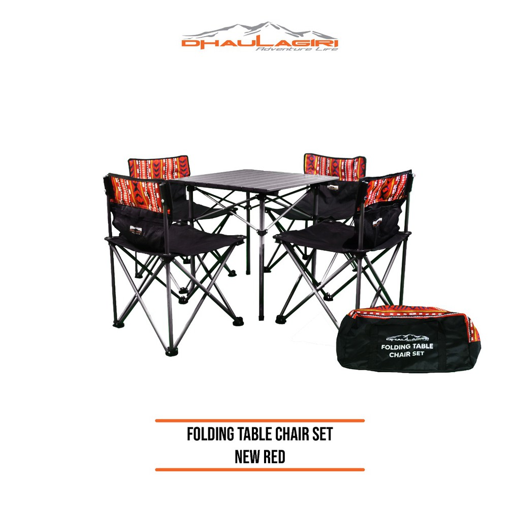 Dhaulagiri Folding Chair Table Meja Kursi Set Shopee Indonesia