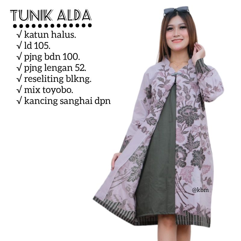 tunik layer alda batik solo tunik batik mix toyobo