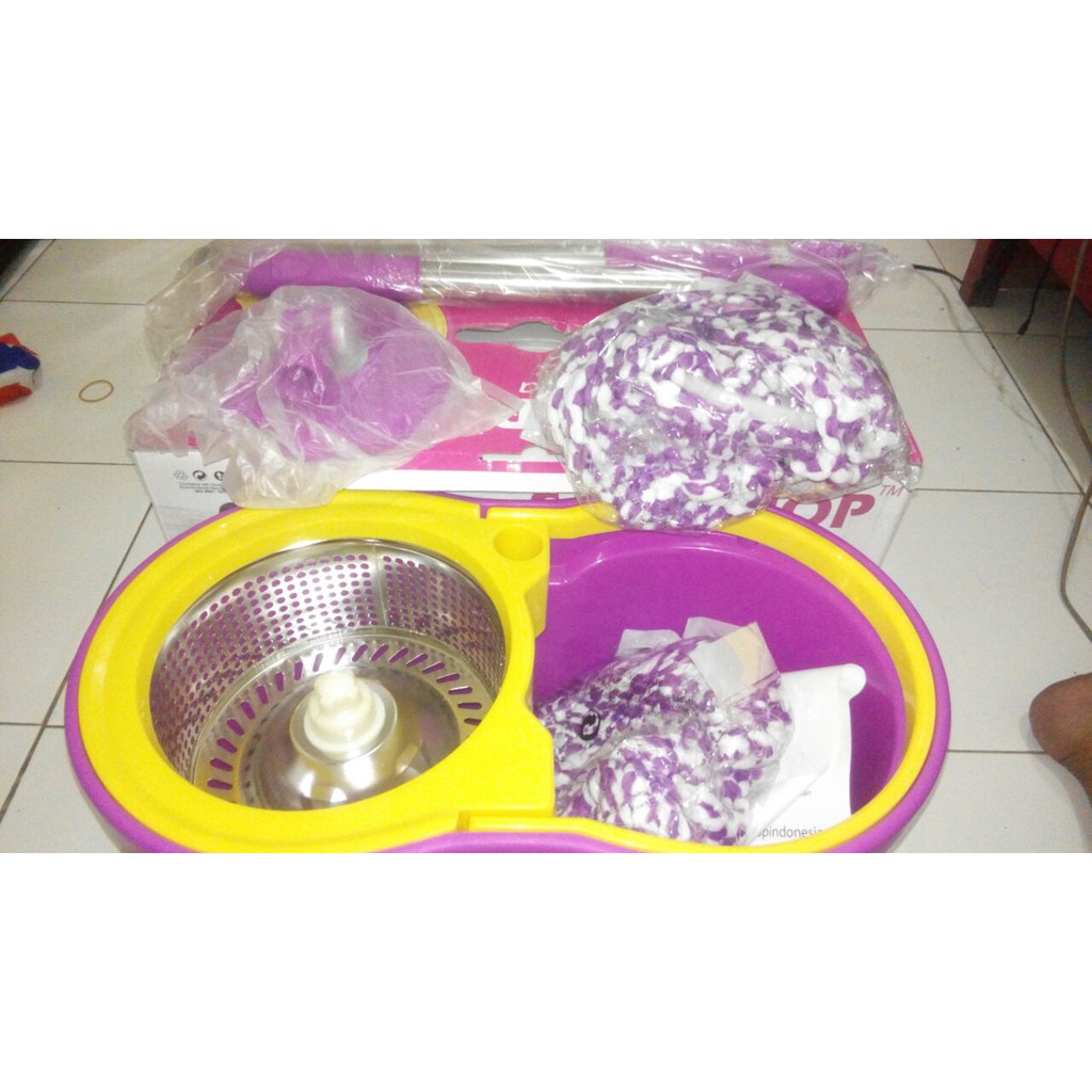 Alat Pel Super MOP BOLDe ATHENA |Stainless+botol wangi+drainase
