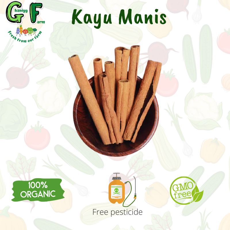 

Rempah Organik - Kayu Manis Organik 250 gram