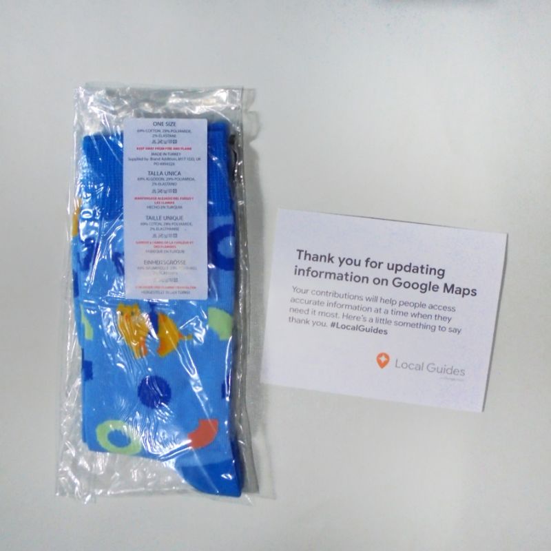 Kaos Kaki Local Guide Google, Google Sock Original