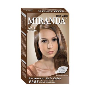  Miranda  Hair  Color  Premium 30ml Cat Rambut Shopee 