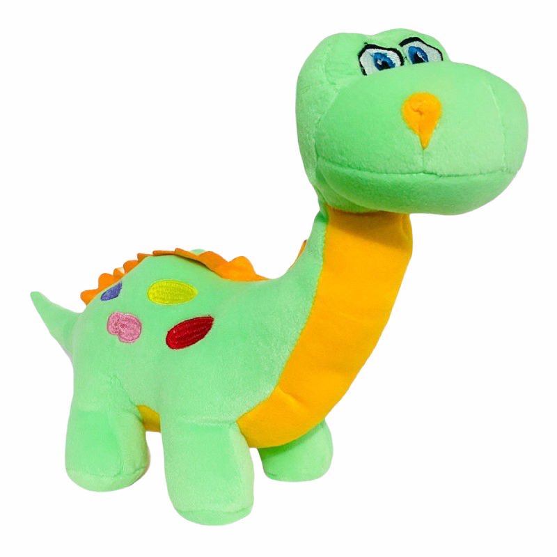 Boneka Dinosaurus Tompel Warna Warni 6 Varian Warna Berlabel SNI