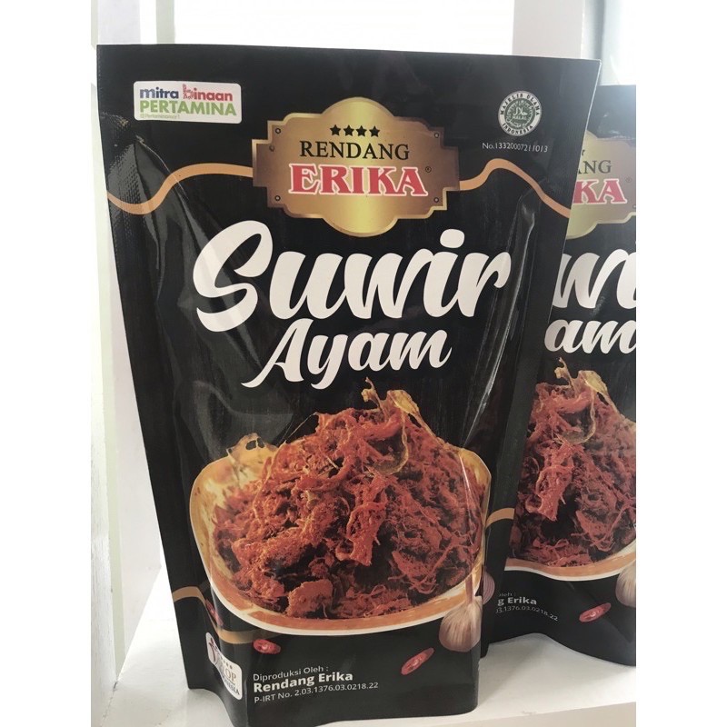 

Rendang Ayam Suwir Erika -200 gr- Makanan Siap Saji