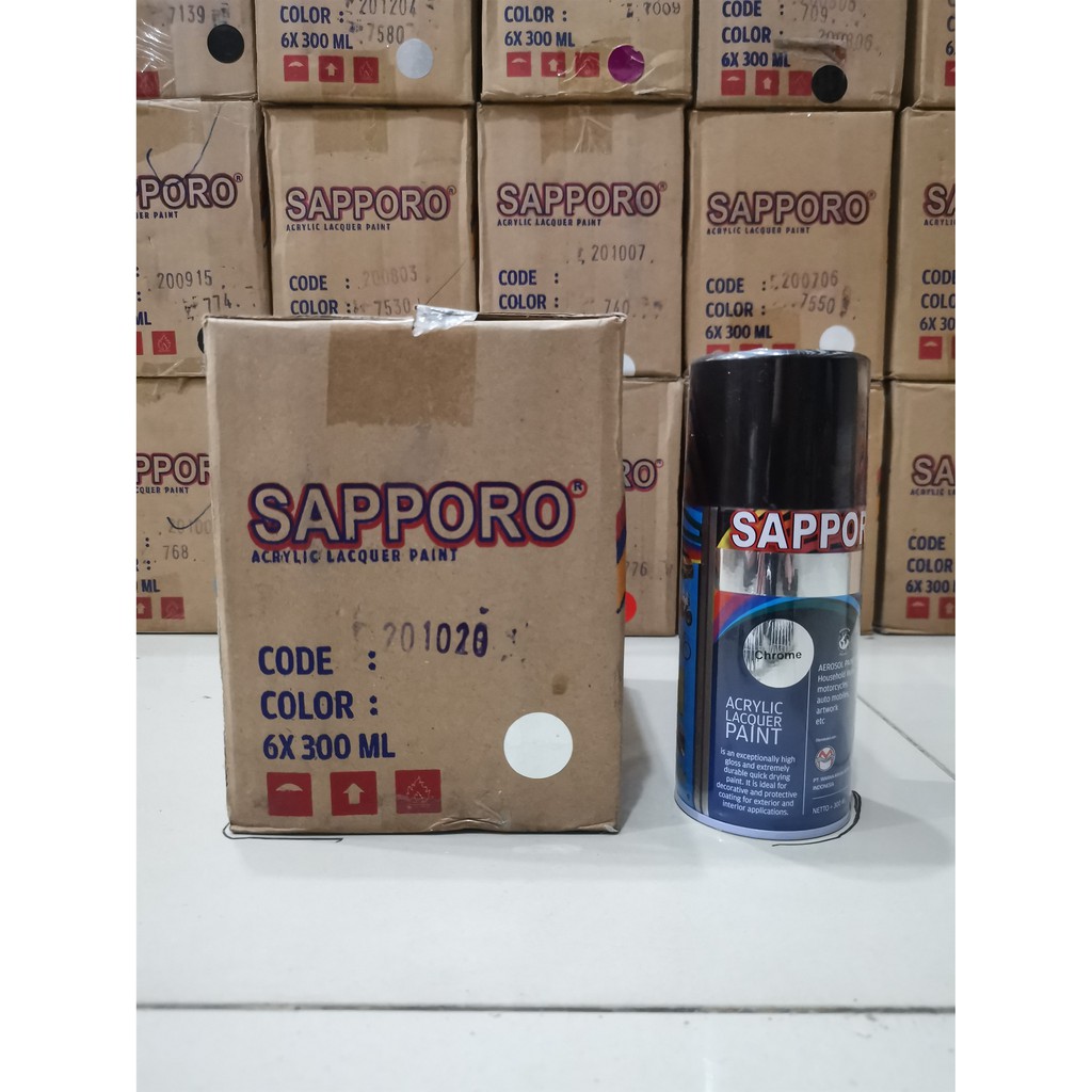 Cat Semprot Sapporo Paint Chrome