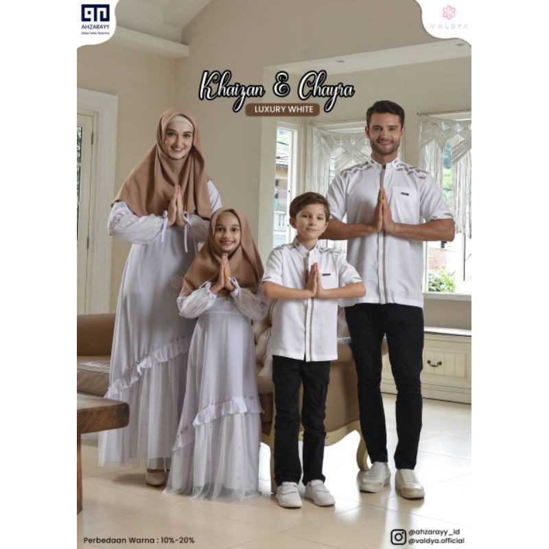 valdya gamis chayra luxury white