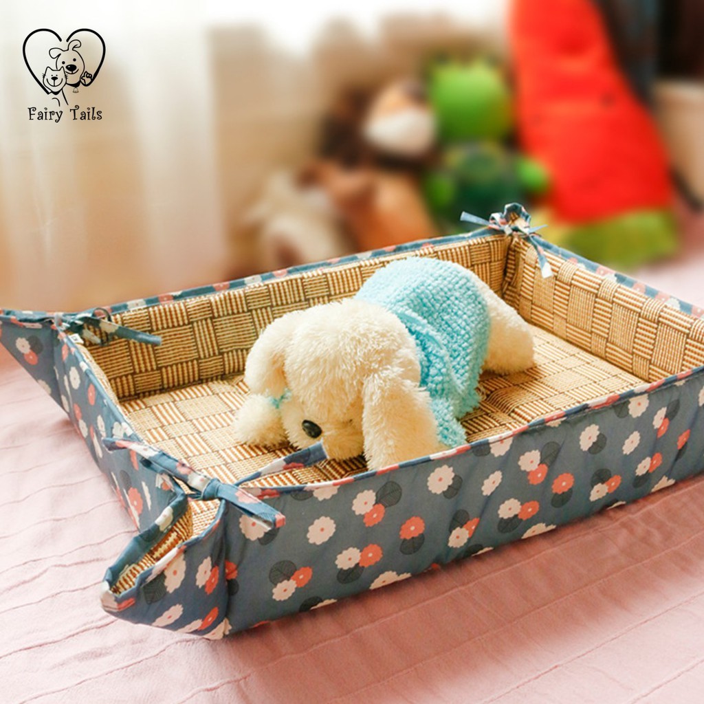 Tempat Tidur Anjing Kucing Ranjang Lipat untuk Anjing Kucing dengan Bahan Lembut | Pet Cat Dog Foldable Bed