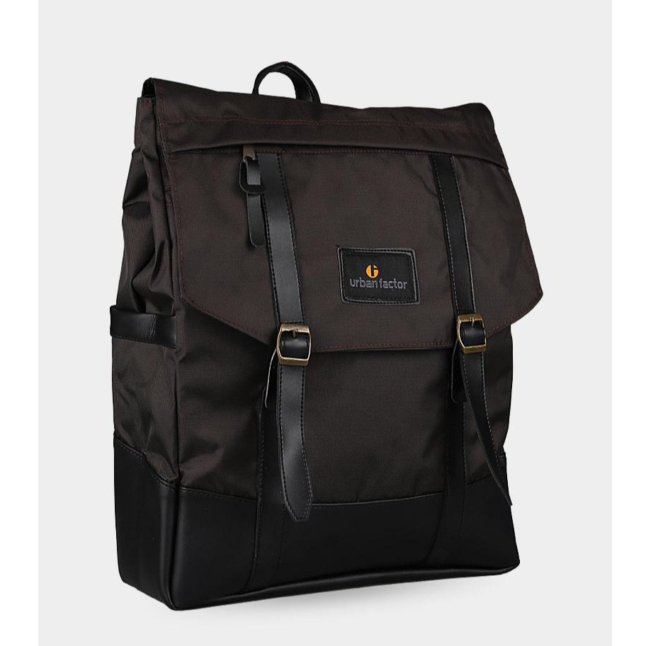 HIGHWAY BROWN |Urban Factor x FORIND| Tas Ransel Ori Bag Polos Pria Wanita Backpack Baru New Origina