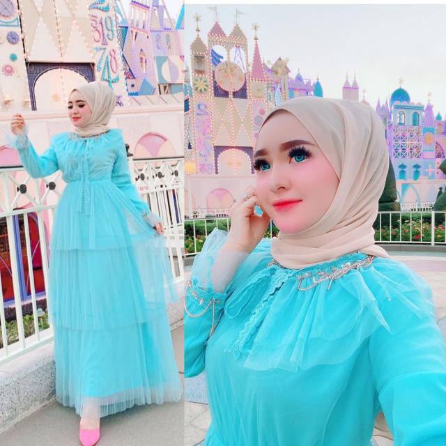 Gamis tutu tingkat by shellasaukia