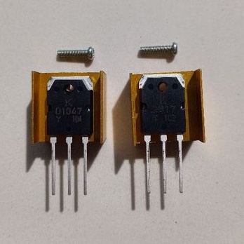 Transistor D1047 B817 original sepasang