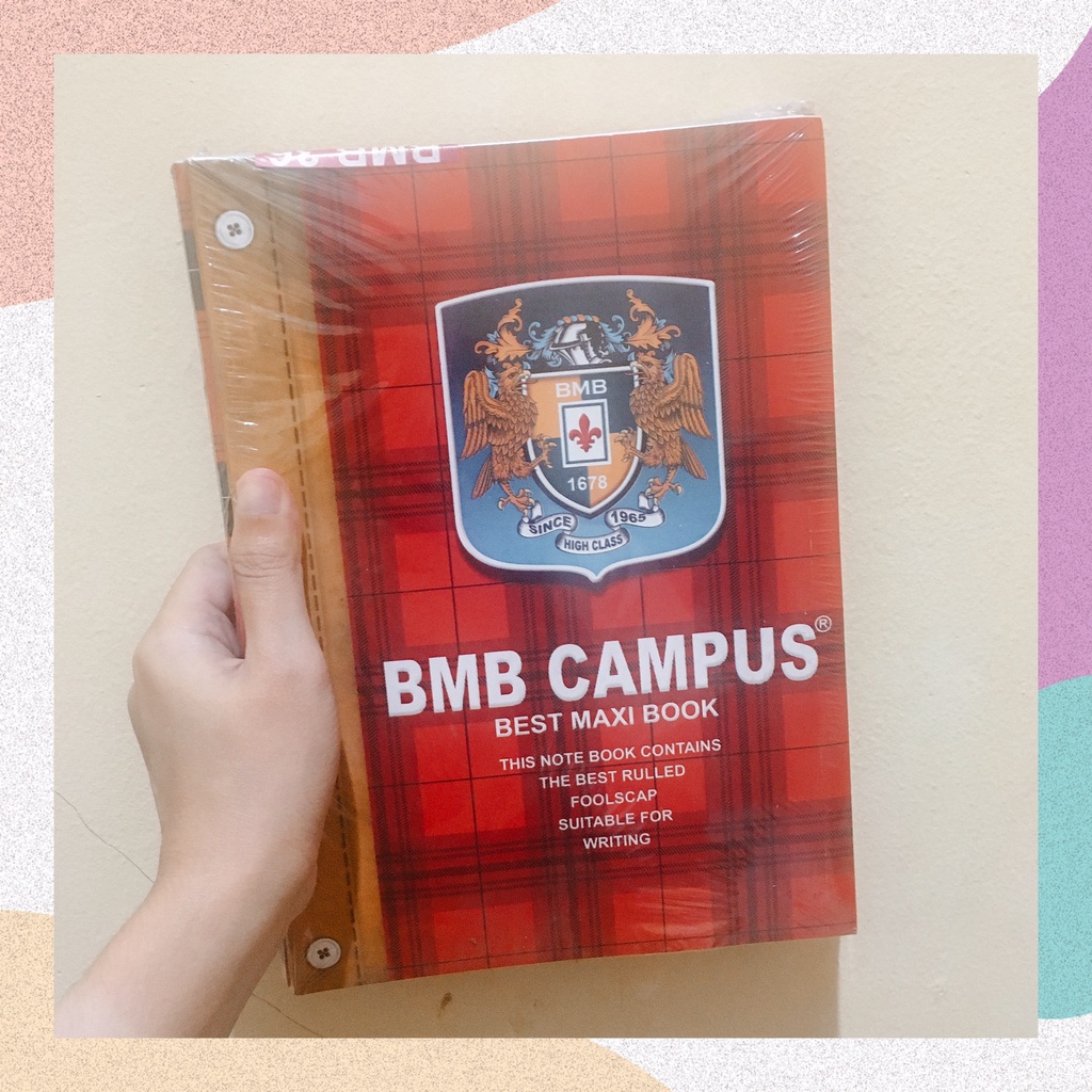 

[ PACK ] ISI 10 PCS BUKU TULIS BMB CAMPUS 36 LEMBAR