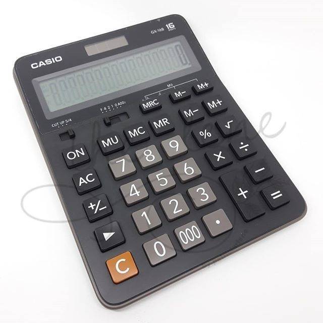 

KALKULATOR CASIO GX-16B / KALKULATOR CASIO 16 DIGIT / KALKULATOR MEJA DAGANG / KALKULATOR TOKO