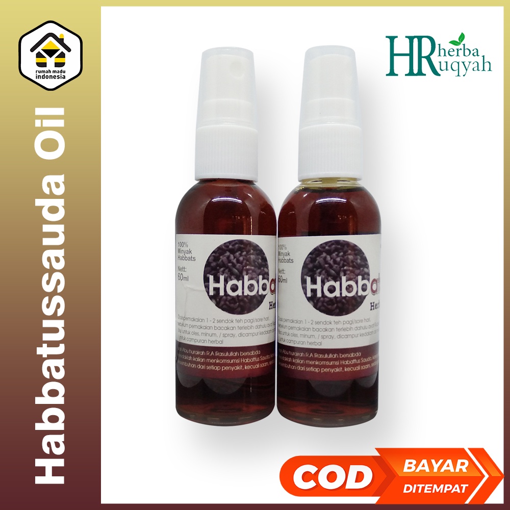 

Minyak Habbatussaudah Oil 60ml Jenis Habbasy