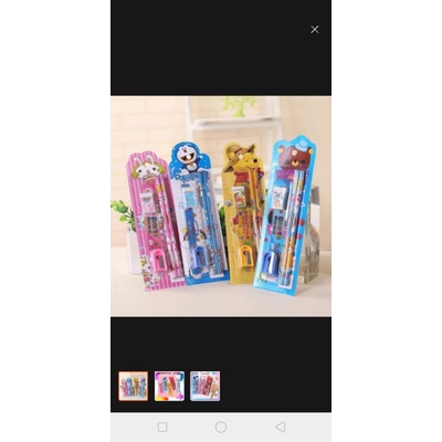 

STATIONERY ALAT TULIS KOMPLIT 5 IN 1 KARAKTER LUCU