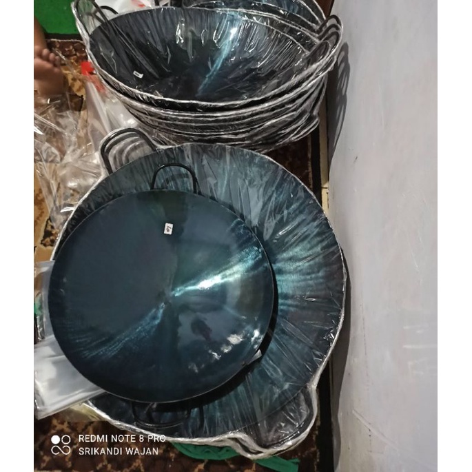 WAJAN ANTI LENGKET 40cm // WOK SEASONING // Wajan Baja //Wajan Besi