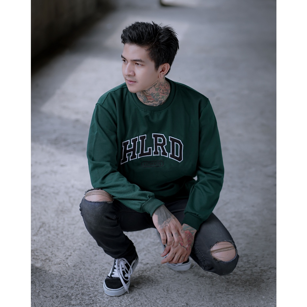 AUTHENTIC HOLYRIDER SWEATER EMERALD // Sweatshirt Sweater Bordir Original