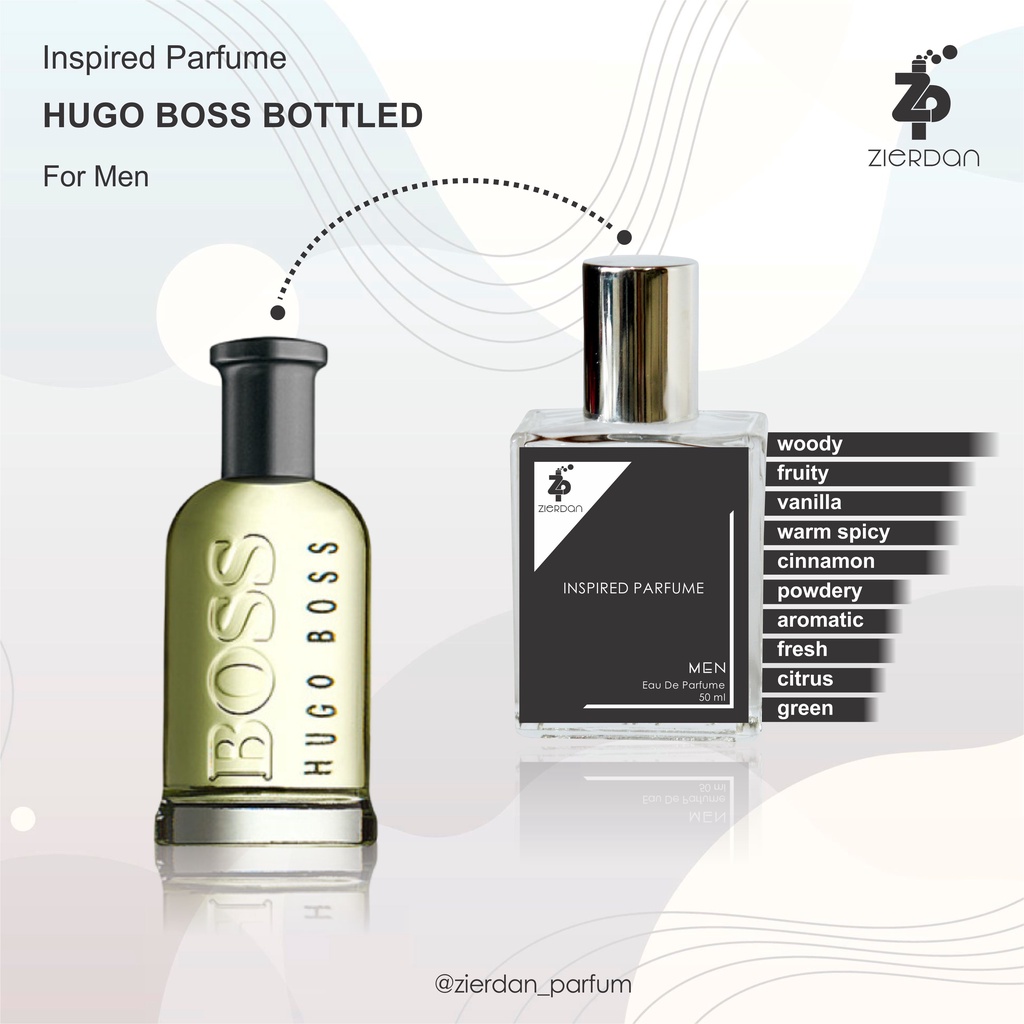 Zierdan Inspired Parfum Hugo Boss Bottled Parfume Farfum Minyak Wangi Tahan Lama Pria Cowok