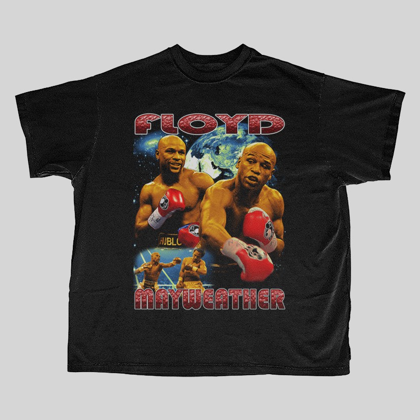 Kaos FLOYD MAYWEATHER modern bootleg raptee vintage
