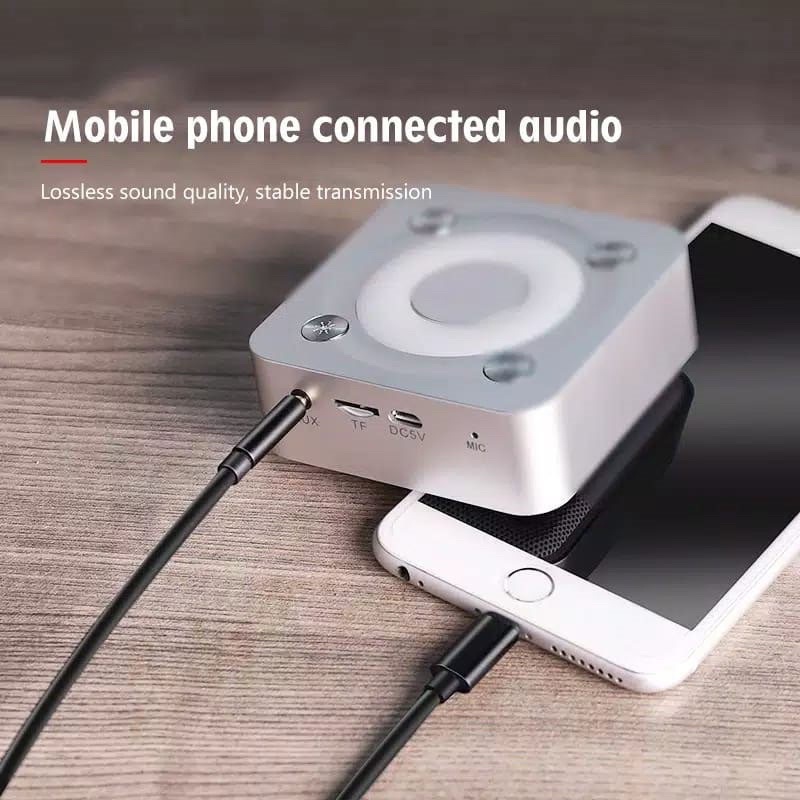 PROMO KABEL VIBOX AUX ip7 8 XR XS MAX CAR APPLE AUDIO CABLE MUSIC BOX MULTY MEDIA PLAYER PLUG &amp; PLAY