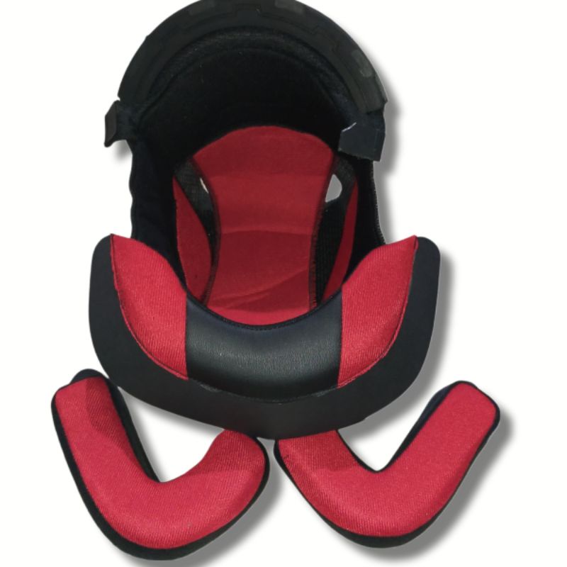 Busa Helm Set GM figter Kancing Plastik || Busa Helm pipi atas dan Leher GM figter Kancing Plastik B