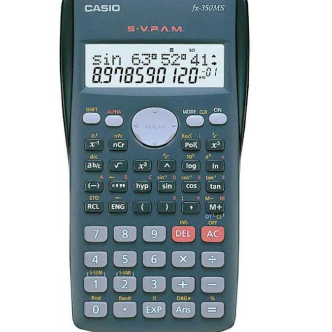 

Promo CASIO FX-350MS - Scientific Kalkulator Terlaris