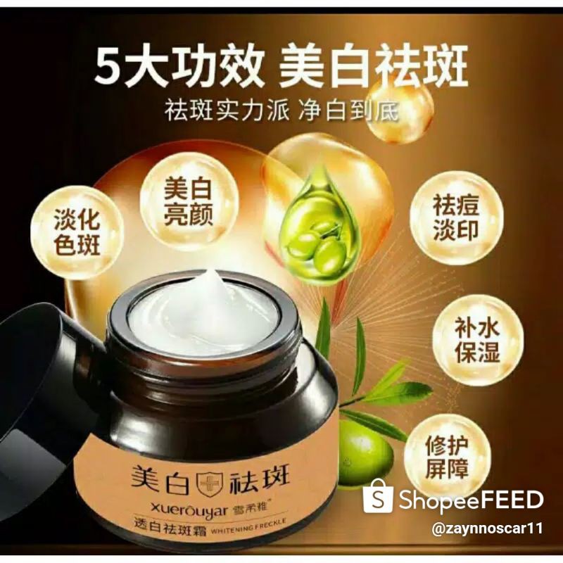 cream malam (flek hitam + whitening) by YZKMSKIN