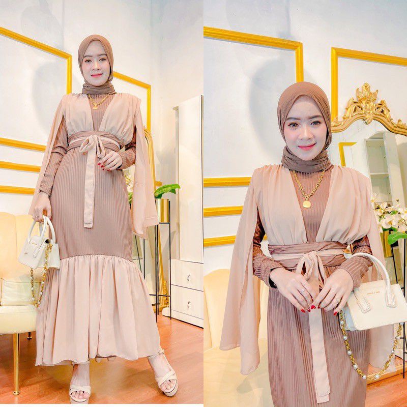 WARNA BARU VERANI DRESS FADLINASALSA SALSABILA / AYLEEN DRESS