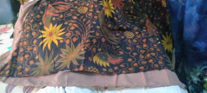 Gamis Batik Manggar, Padi,sekar,cantik,kubis,kipas,daun,kupu,nadine,gendis