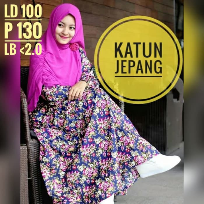 Gamis Syari Lebaran Original Branded Model Terbaru 2020/ Baju VB787 Promo Katun Jepang Lokal Murah