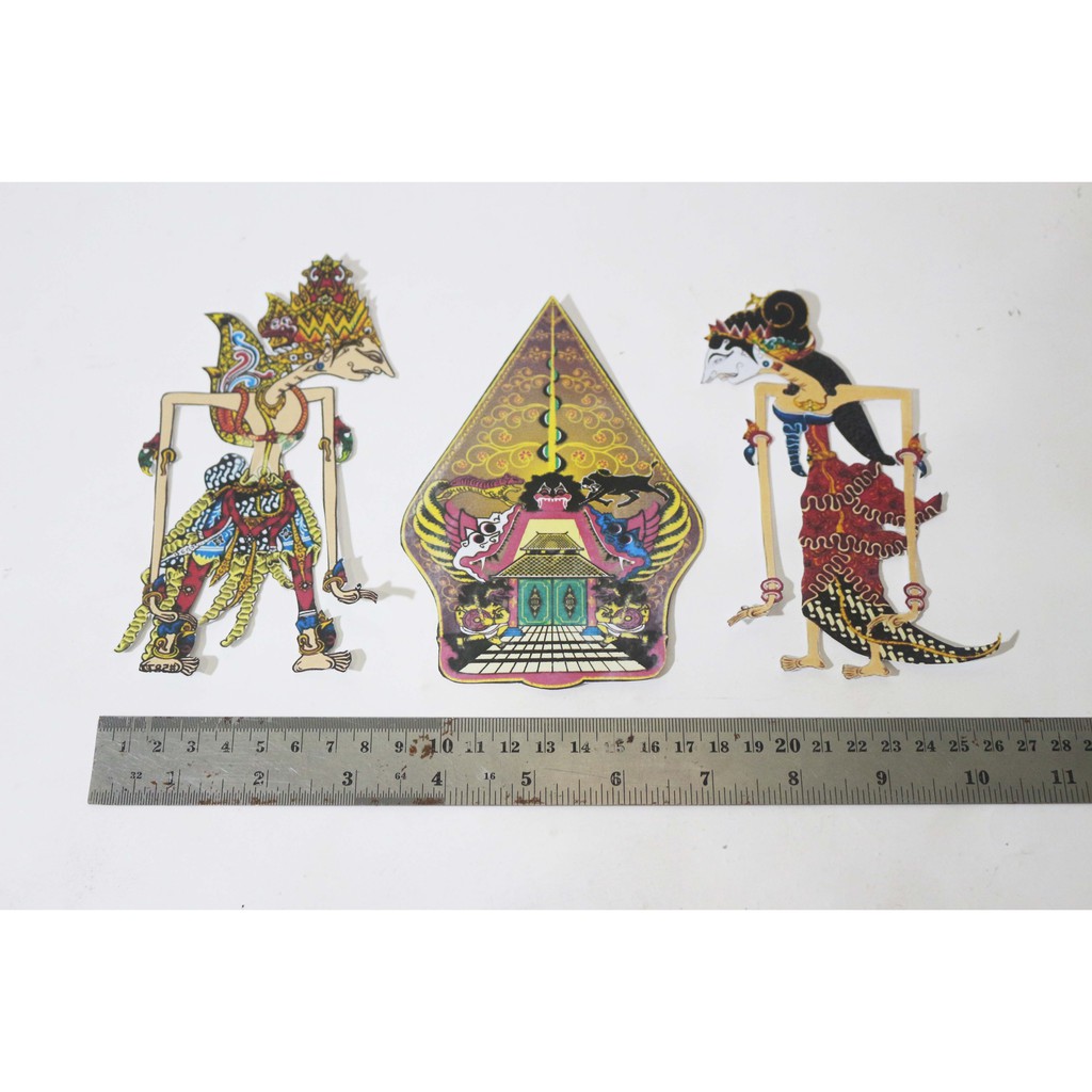 Paket Hiasan Wayang Mahar, Rama Shinta &amp; Gunungan, Model 3