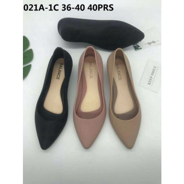 Sepatu Wedges Import Lancip 021 BRSL