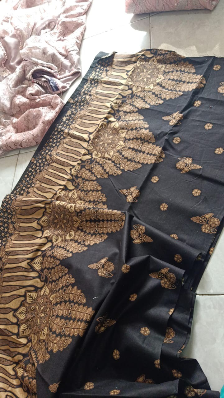 kain bahan  Batik katun  harga  per  setengah meter  Shopee 