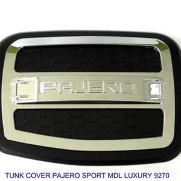 Tank cover  Pajero Sport model luxury hitam