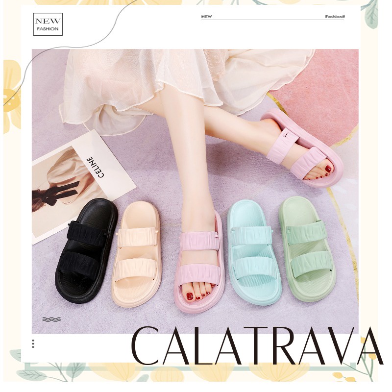 Sandal Tali Wanita Jelly | Sepatu Sandal Calatrava Sendal Jelly | Sandal Wanita Rumahan Sandal Selop | V502