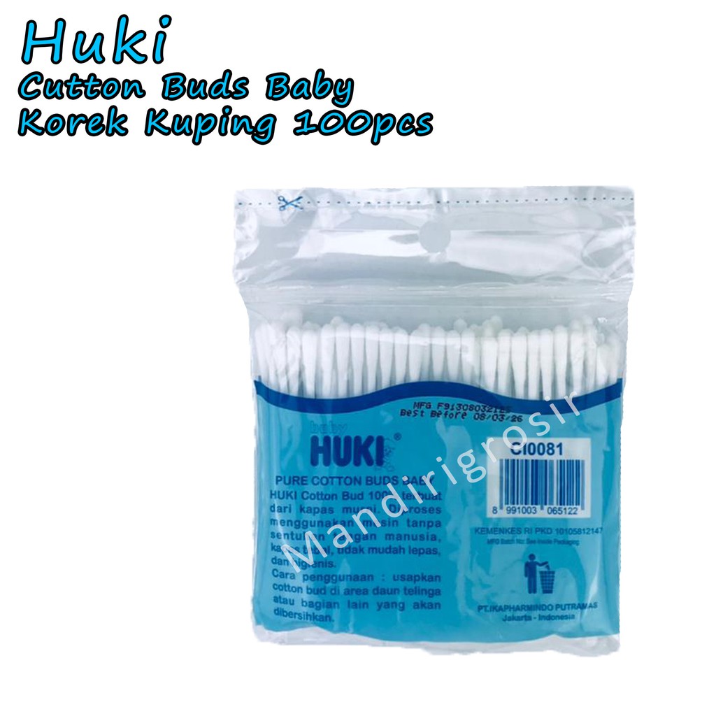 Cotton Buds Baby *Huki * Korek kuping * 100 pcs