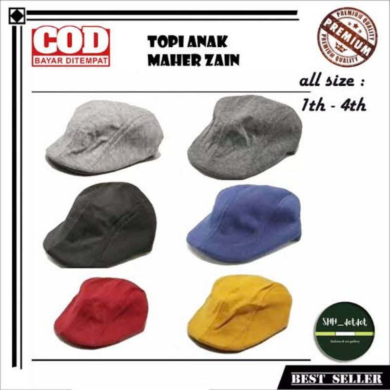 TOPI COPET ANAK / TOPI ANAK MAHERZEN / TOPI ANAK MODEL