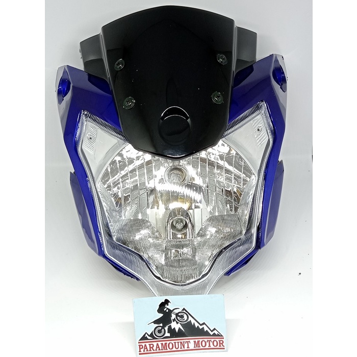 Reflektor batok new Vixion advance NVA 2016 kedok headlamp Vixion full - LIST BIRU