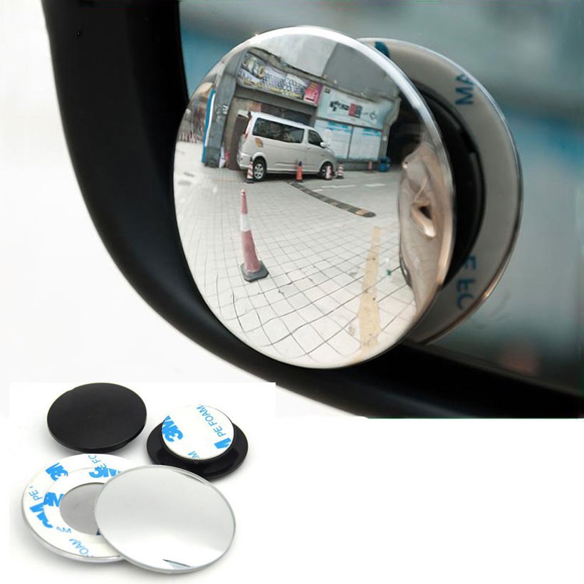 Grab medan Kaca Spion Cembung Wide Angle 2 PCS - XYJ0027 - Silver