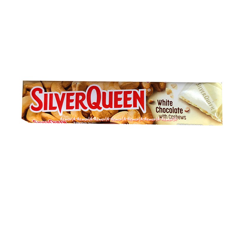 Silverqueen Fruit and Nuts White Chocolate 35gr With Cashews Cokelat Silver Queen Coklat Buah